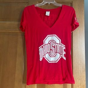 PINK VS, Ohio state shirt, Red. Small